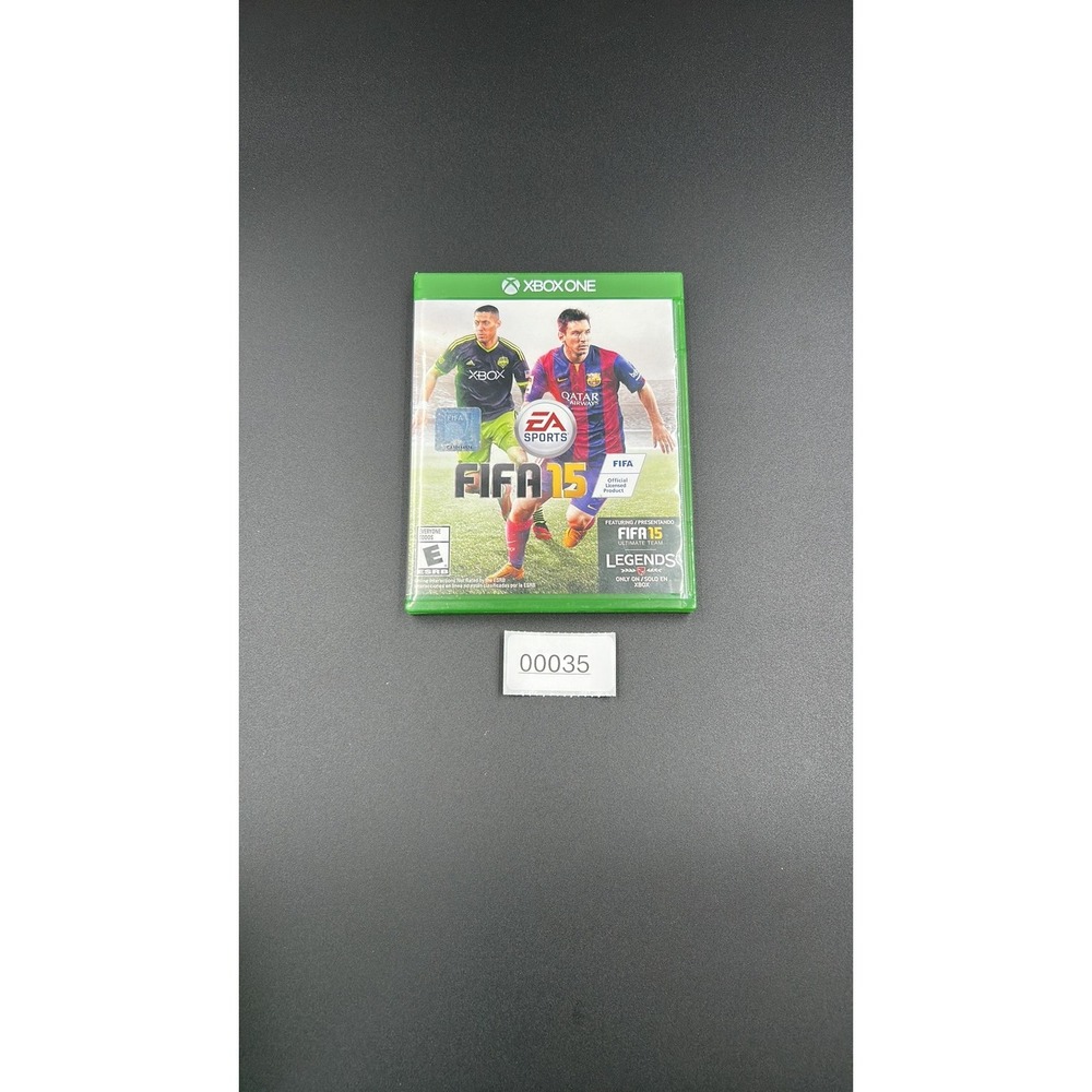 FIFA 15 Xbox One EA Sports Soccer Game Lionel Messi Clint Dempsey Cover